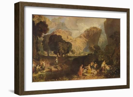 The Goddess of Discord Choosing the Apple of Contention in the Garden of the Hesperides', 1806-JMW Turner-Framed Giclee Print