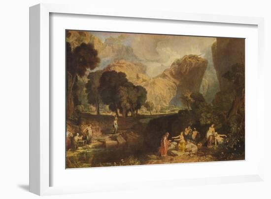 The Goddess of Discord Choosing the Apple of Contention in the Garden of the Hesperides', 1806-JMW Turner-Framed Giclee Print