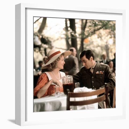 The Godfather, Diane Keaton, Al Pacino, 1972-null-Framed Photo