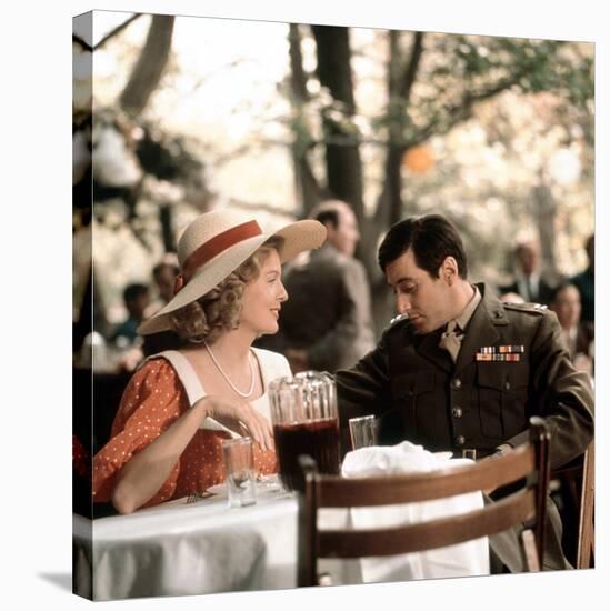 The Godfather, Diane Keaton, Al Pacino, 1972-null-Stretched Canvas