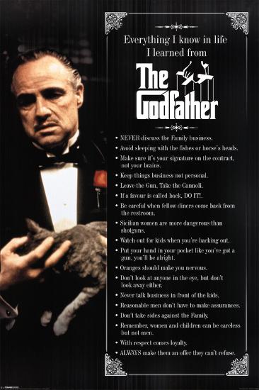 The Godfather-null-Lamina Framed Poster