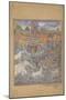 The Gods and Asuras Churn the Ocean of Milk, Page from a Dispersed Razmnama, C.1598-99-null-Mounted Giclee Print