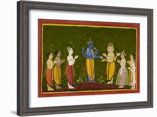 The Gods Approach Vishnu-null-Framed Giclee Print