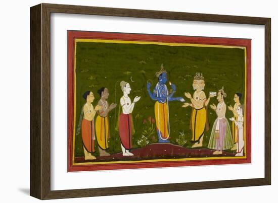 The Gods Approach Vishnu-null-Framed Giclee Print