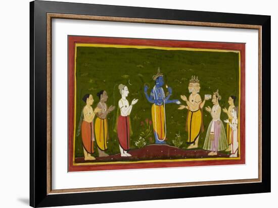 The Gods Approach Vishnu-null-Framed Giclee Print