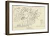 The Gods Descending to Battle-John Flaxman-Framed Giclee Print