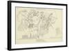 The Gods Descending to Battle-John Flaxman-Framed Giclee Print