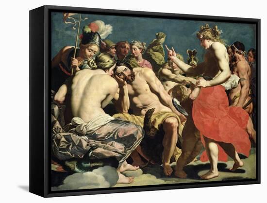 The Gods of Olympus-Abraham Janssens Van Nuyssen-Framed Stretched Canvas