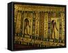 The Gods Thoth and Horus-null-Framed Stretched Canvas