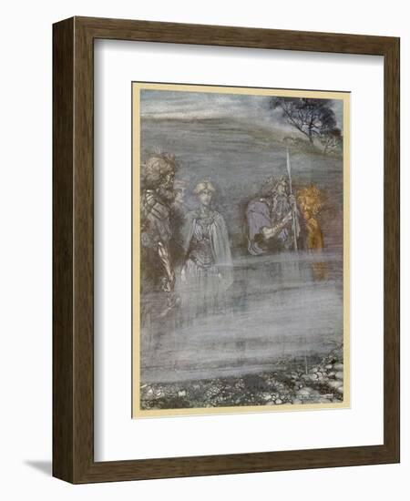 The Gods Without Freia-Arthur Rackham-Framed Art Print