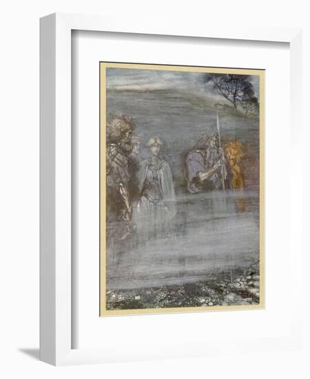 The Gods Without Freia-Arthur Rackham-Framed Art Print