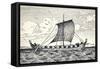 'The Gokstad Ship - A reconstruction', 1935-Unknown-Framed Stretched Canvas