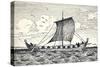 'The Gokstad Ship - A reconstruction', 1935-Unknown-Stretched Canvas