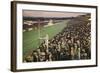 The Gold Cup Ascot, The Royal Enclosure, 1922-Sir John Lavery-Framed Giclee Print