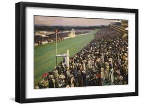 The Gold Cup Ascot, The Royal Enclosure, 1922-Sir John Lavery-Framed Giclee Print