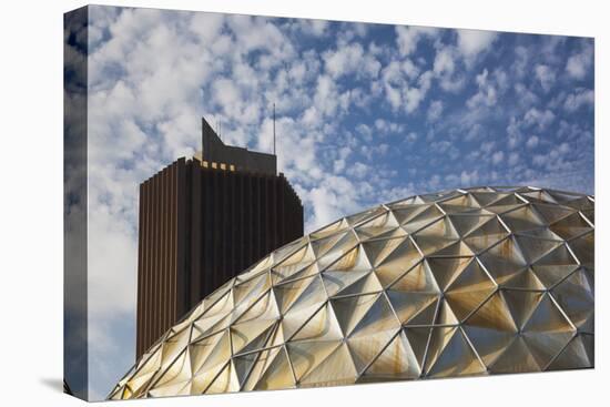 The Gold Dome Building, Oklahoma City, Oklahoma, USA-Walter Bibikow-Stretched Canvas