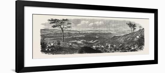 The Gold Fields of Australia: Ballarat, 1865-null-Framed Giclee Print