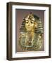 The Gold Funerary Mask, from the Tomb of Tutankhamun (circa 1370-52 BC) New Kingdom-null-Framed Giclee Print