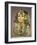 The Gold Funerary Mask, from the Tomb of Tutankhamun (circa 1370-52 BC) New Kingdom-null-Framed Giclee Print