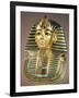 The Gold Funerary Mask, from the Tomb of Tutankhamun (circa 1370-52 BC) New Kingdom-null-Framed Giclee Print