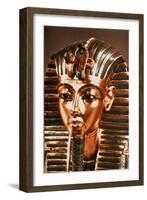 The Gold Mask, from the Treasure of Tutankhamun (circa 1370-52 BC) circa 1340 BC-null-Framed Giclee Print