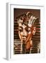 The Gold Mask, from the Treasure of Tutankhamun (circa 1370-52 BC) circa 1340 BC-null-Framed Giclee Print