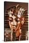 The Gold Mask, from the Treasure of Tutankhamun (circa 1370-52 BC) circa 1340 BC-null-Stretched Canvas