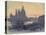The Gold Moon (Venice: View of Santa Maria Delle Salute from Il Redentore)-Joseph Pennell-Stretched Canvas