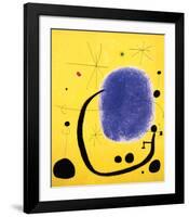 The Gold of the Azure, 1967-Joan Miro-Framed Art Print