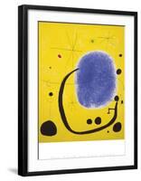 The Gold of the Azure, 1967-Joan Miro-Framed Art Print