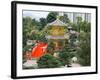 The Gold Pavilion of Absolute Perfection, Wong Tai Sin District, Kowloon, Hong Kong, China-Charles Crust-Framed Photographic Print