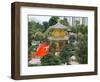 The Gold Pavilion of Absolute Perfection, Wong Tai Sin District, Kowloon, Hong Kong, China-Charles Crust-Framed Photographic Print