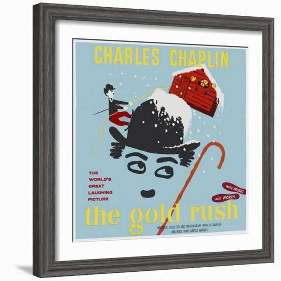 The Gold Rush, 1925, Directed by Charles Chaplin-null-Framed Giclee Print