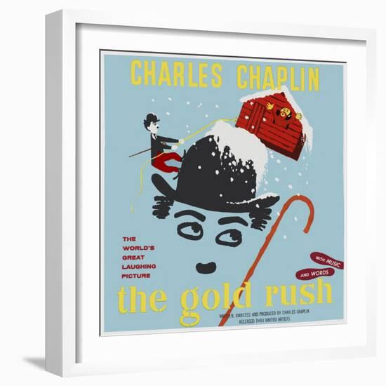 The Gold Rush, 1925, Directed by Charles Chaplin-null-Framed Giclee Print