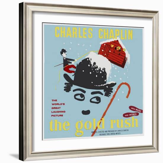 The Gold Rush, 1925, Directed by Charles Chaplin-null-Framed Giclee Print