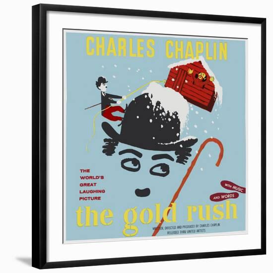 The Gold Rush, 1925, Directed by Charles Chaplin-null-Framed Giclee Print