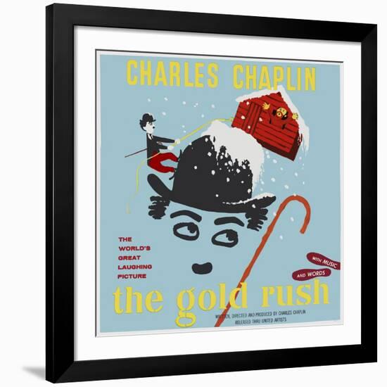 The Gold Rush, 1925, Directed by Charles Chaplin-null-Framed Giclee Print