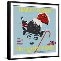 The Gold Rush, 1925, Directed by Charles Chaplin-null-Framed Giclee Print