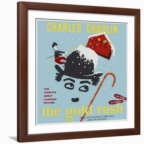 The Gold Rush, 1925, Directed by Charles Chaplin-null-Framed Giclee Print