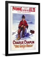 The Gold Rush, 1925-null-Framed Premium Giclee Print