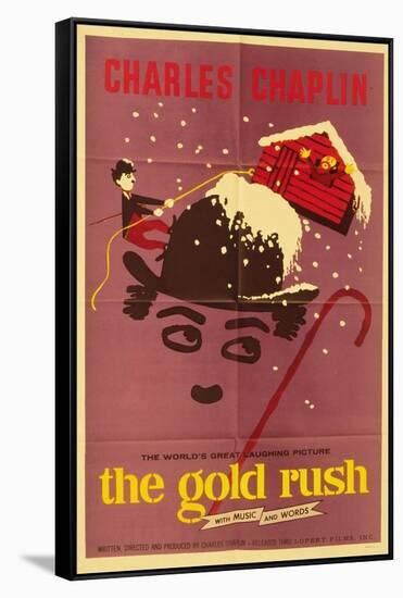 The Gold Rush, 1925-null-Framed Stretched Canvas