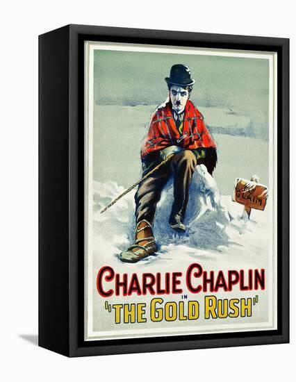 The Gold Rush, 1925-null-Framed Stretched Canvas