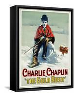 The Gold Rush, 1925-null-Framed Stretched Canvas