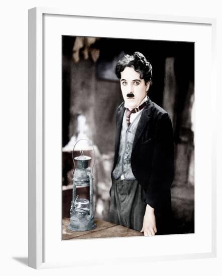 The Gold Rush, Charles Chaplin, 1925-null-Framed Photo