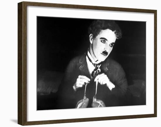 The Gold Rush, Charlie Chaplin, 1925-null-Framed Photo