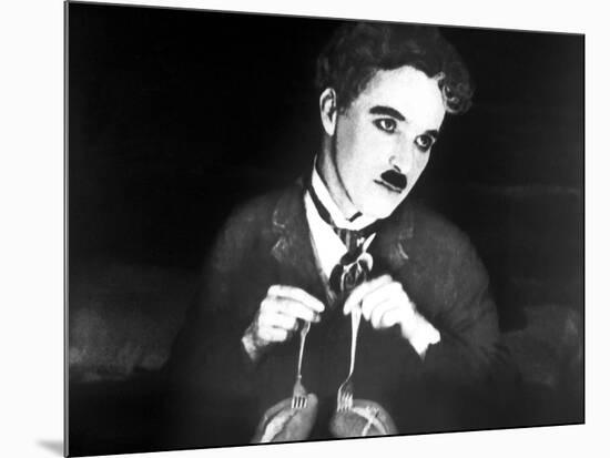 The Gold Rush, Charlie Chaplin, 1925-null-Mounted Photo