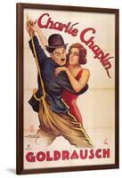 The Gold Rush, German Movie Poster, 1925-null-Framed Art Print