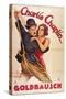 The Gold Rush, German Movie Poster, 1925-null-Stretched Canvas