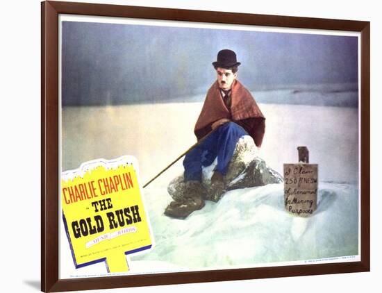 The Gold Rush - Lobby Card Reproduction-null-Framed Photo