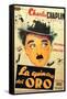 The Gold Rush, Spanish Movie Poster, 1925-null-Framed Stretched Canvas